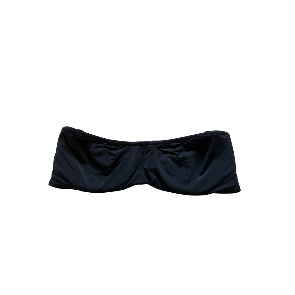 Natori Underneath Black Strapless Bandeau Bra 34C 131002 Hook Eye Closure
